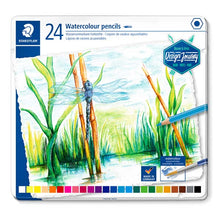 White Smoke Staedtler Design Journey Watercolour Pencils, Assorted Colours, 24Pk Pencils
