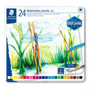 White Smoke Staedtler Design Journey Watercolour Pencils, Assorted Colours, 24Pk Pencils