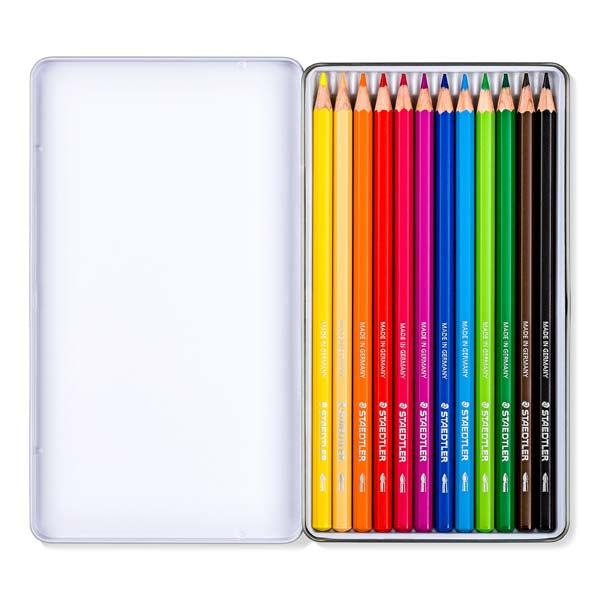 White Smoke Staedtler Design Journey Coloured Pencils, Assorted Colours, 12Pk Pencils