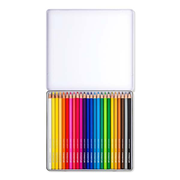 White Smoke Staedtler Design Journey Coloured Pencils, Assorted Colours, 24Pk Pencils