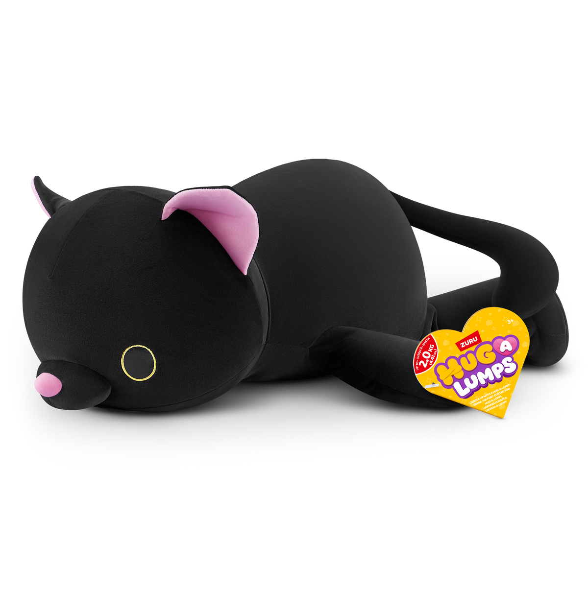 Black Hug a Lumps Large Series 2 Kitty (Luna) Weighted & Calming