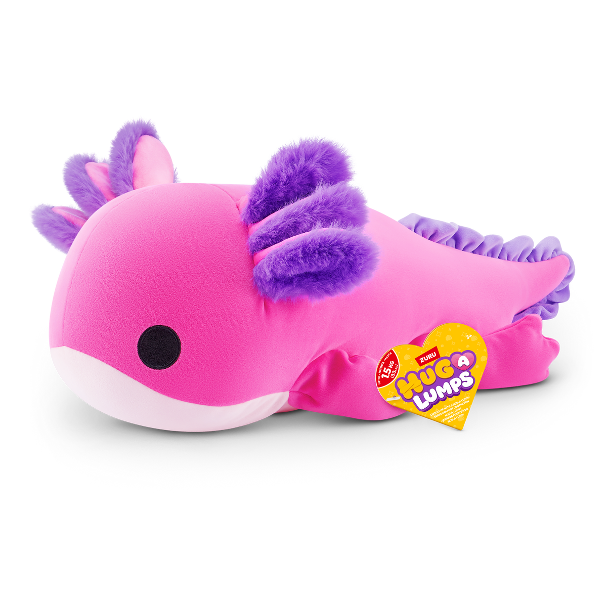 Black Hug a Lumps Medium Series 2 Axolotl (Ally) Weighted & Calming