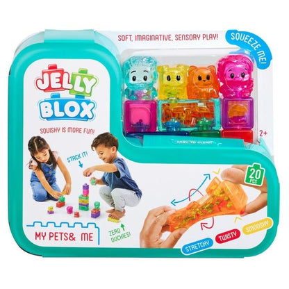 White Smoke Jelly Blox My Pets & Me Sensory Building & Construction Toys