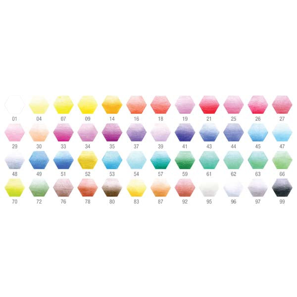 White Smoke Faber Castell Classic colour Pencils, Assorted Colours - Tin of 48 Kids Pencils
