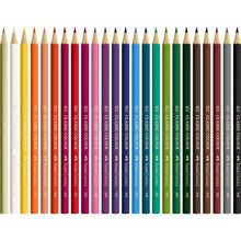 Beige Faber-Castell Classic Colour Pencil, Assorted Colours - 24 Pack Pencils