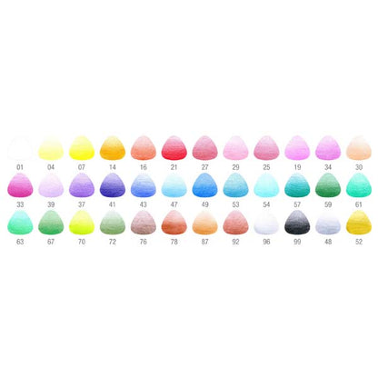 White Smoke Faber Castell Grip Colour Pencils, Assorted Colours - Tin of 36 Kids Pencils