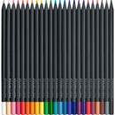Dim Gray Faber-Castell Black Edition coloured Pencils Tin, 24Pk Pencils