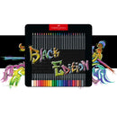 Black Faber-Castell Black Edition coloured Pencils Tin, 24Pk Pencils