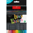 Black Faber-Castell Black Edition coloured Pencils Tin, 36Pk Pencils