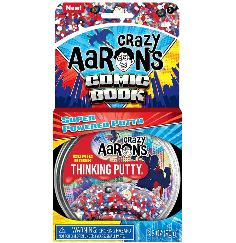 Black Crazy Aron's Comic Book Trendsetters Squishy & Squeeze