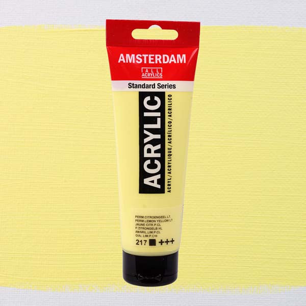 Khaki Amsterdam Acrylic Paint, 120ml - 217 - Permanent Yellow Light Acrylic Paints