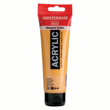 White Smoke Amsterdam Acrylic Paint, 120ml - 253 - Gold Yellow Acrylic Paints