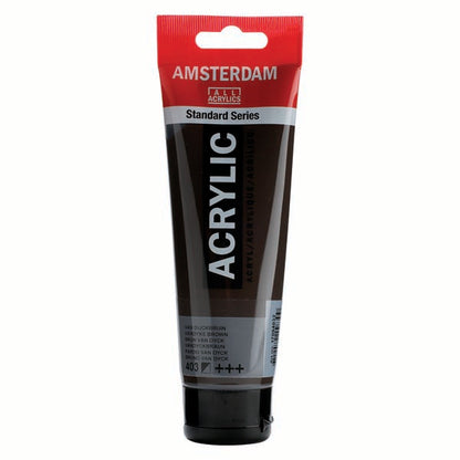 White Smoke Amsterdam Acrylic Paint, 120ml - 403 - Vandyke Brown Acrylic Paints