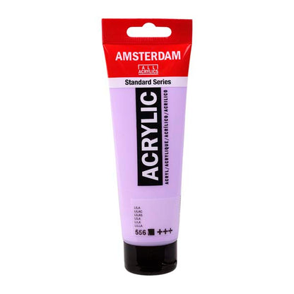White Smoke Amsterdam Acrylic Paint, 120ml - 556 - Lilac Acrylic Paints