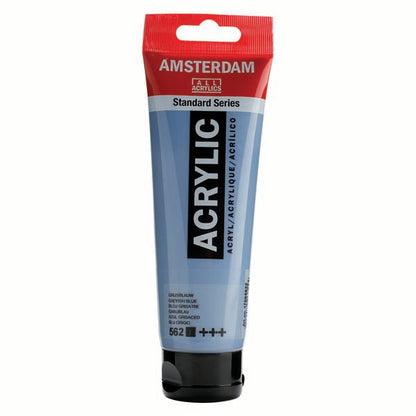 White Smoke Amsterdam Acrylic Paint, 120ml - 562 - Greyish Blue Acrylic Paints