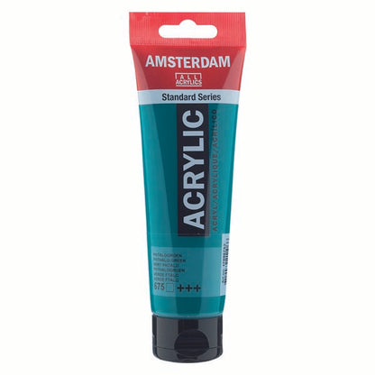 White Smoke Amsterdam Acrylic Paint, 120ml - 675 - Phthalo Green Acrylic Paints