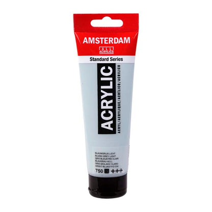 White Smoke Amsterdam Acrylic Paint, 120ml - 750 - Bluish Grey Light Acrylic Paints