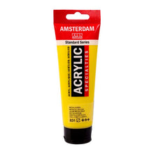 White Smoke Amsterdam Acrylic Paint, 120ml - 831 - Metallic Yellow Acrylic Paints