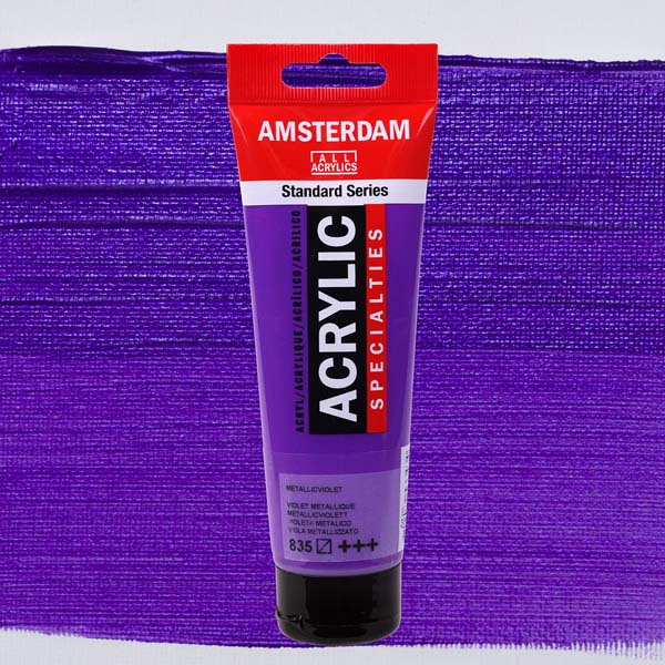 Dark Slate Blue Amsterdam Acrylic Paint, 120ml - 835 - Metallic Violet Acrylic Paints