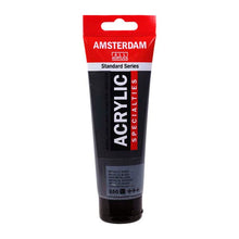 White Smoke Amsterdam Acrylic Paint, 120ml - 850 - Metallic Black Acrylic Paints