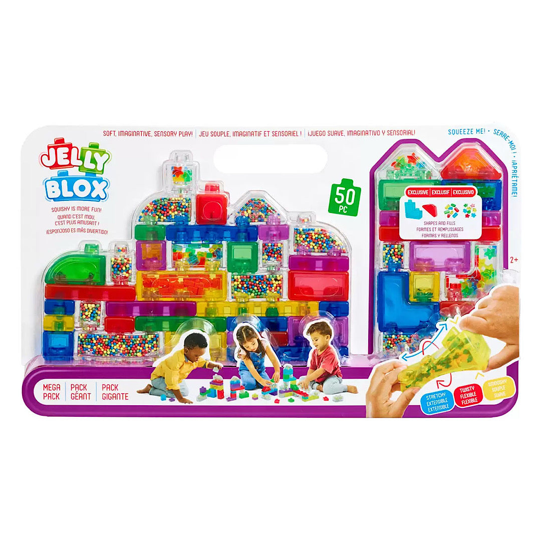 White Smoke Jelly Blox MEGA Pack Sensory Building & Construction Toys