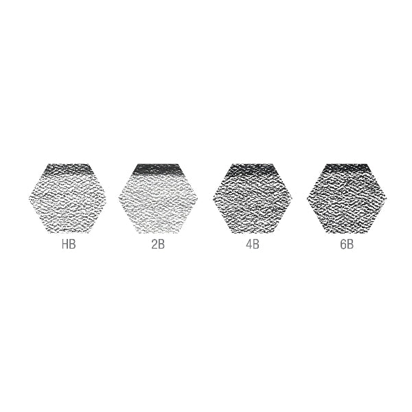 White Smoke Faber-Castell Goldfaber Graphite Pencil Sketch Set, 6Pcs Pencils