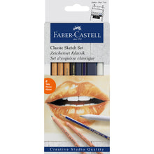 Lavender Faber-Castell Mixed Media Classic Sketch Set, 6Pcs Pencils