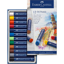 White Smoke Faber-Castell Oil Pastels, Assorted Colours, 12Pk Pastels & Charcoal