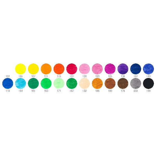White Smoke Faber-Castell Oil Pastels, Assorted Colours, 24Pk Pastels & Charcoal