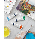 Light Gray Faber-Castell Oil Paint Set, Assorted Colours,  9ml x 12 Oil Paints