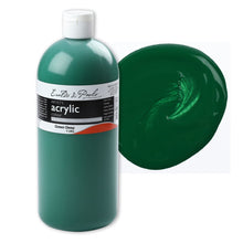 White Smoke Eraldo di Paolo Acrylic Paint, Green Deep, 1L Acrylic Paints