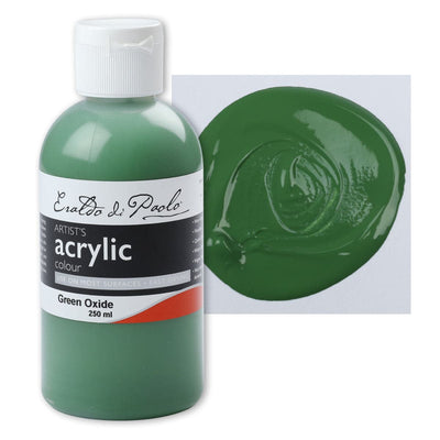 White Smoke Eraldo di Paolo Acrylic Paint, Green Oxide, 250ml Acrylic Paints