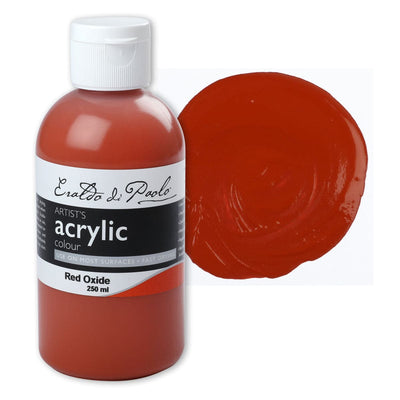 White Smoke Eraldo di Paolo Acrylic Paint, Red Oxide, 250ml Acrylic Paints