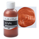White Smoke Eraldo di Paolo Acrylic Paint, Metallic Colours Collection 5x250ml Custom Bundle