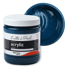 White Smoke Eraldo di Paolo Acrylic Paint, Green Hues Colour Collection, 5x500ml Custom Bundle