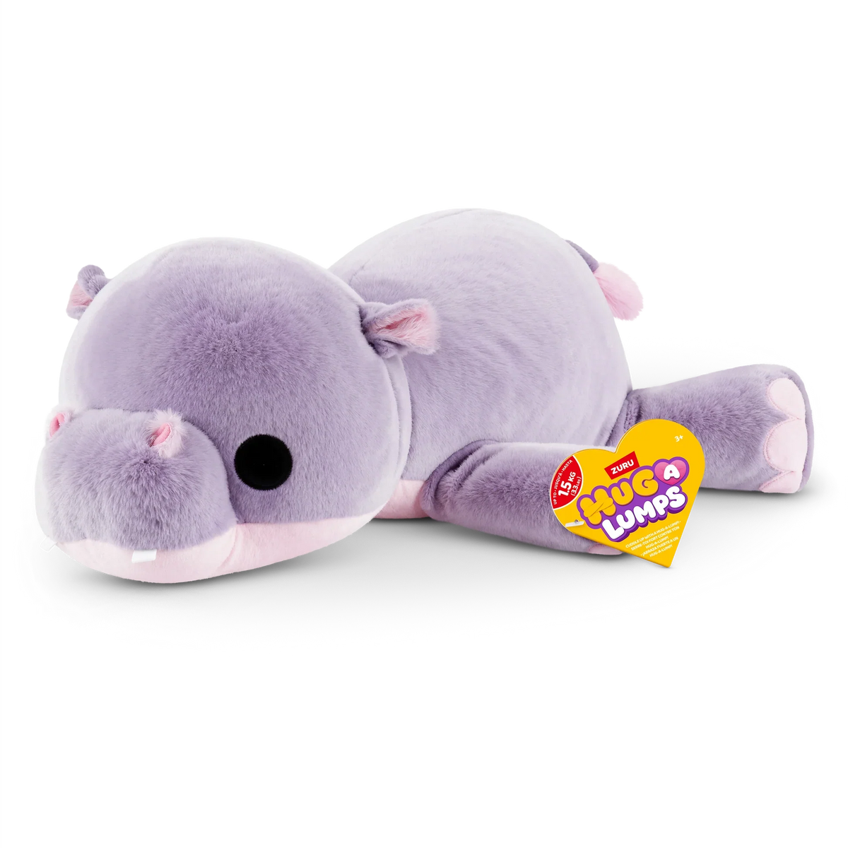 Black Hug a Lumps Medium Series 2 Hippo (Harley) Weighted & Calming