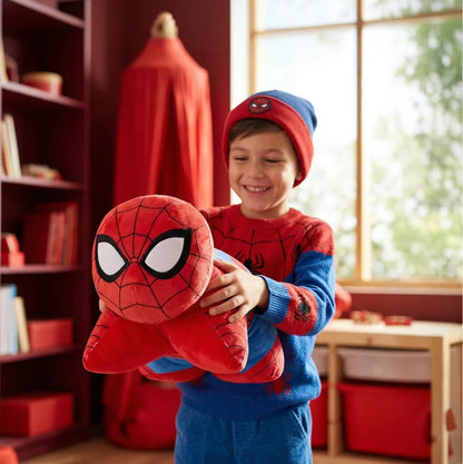 White Smoke Pillow Pets Spiderman Weighted & Calming