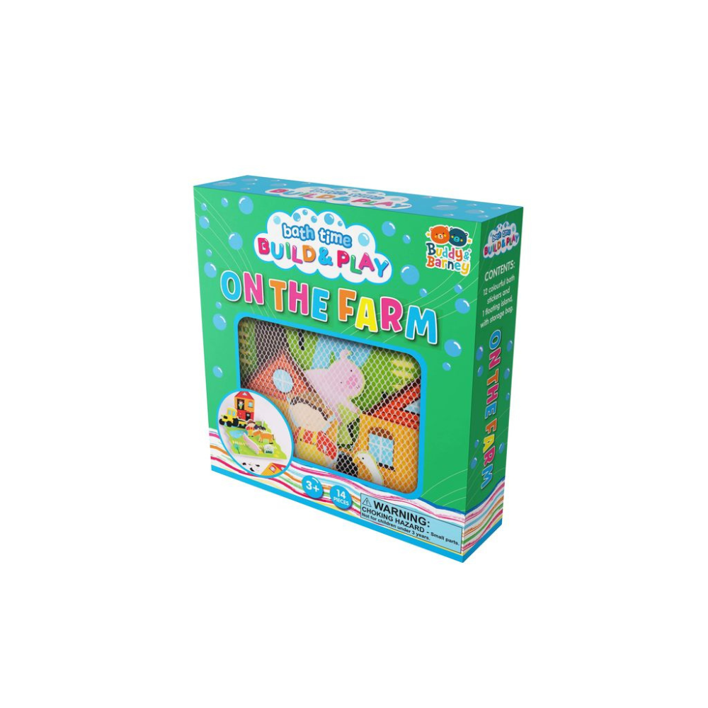 White Smoke Bath Time Build and Play, On The Farm Bath Time Fun