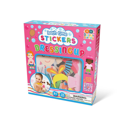 White Smoke Bath Time Stickers, Dressing Up Bath Time Fun
