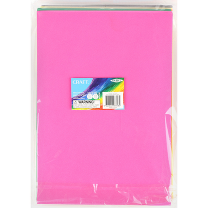 Hot Pink Foam Sheets A4 Multi 20Pc Kids Craft Basics