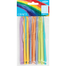 Lavender Habbi  Plastic Crochet Hooks Asst 12Pc Crochet