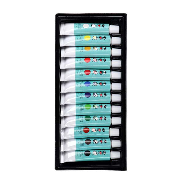 Black I Heart Art Watercolour Paint Set, 12x12ml Easter