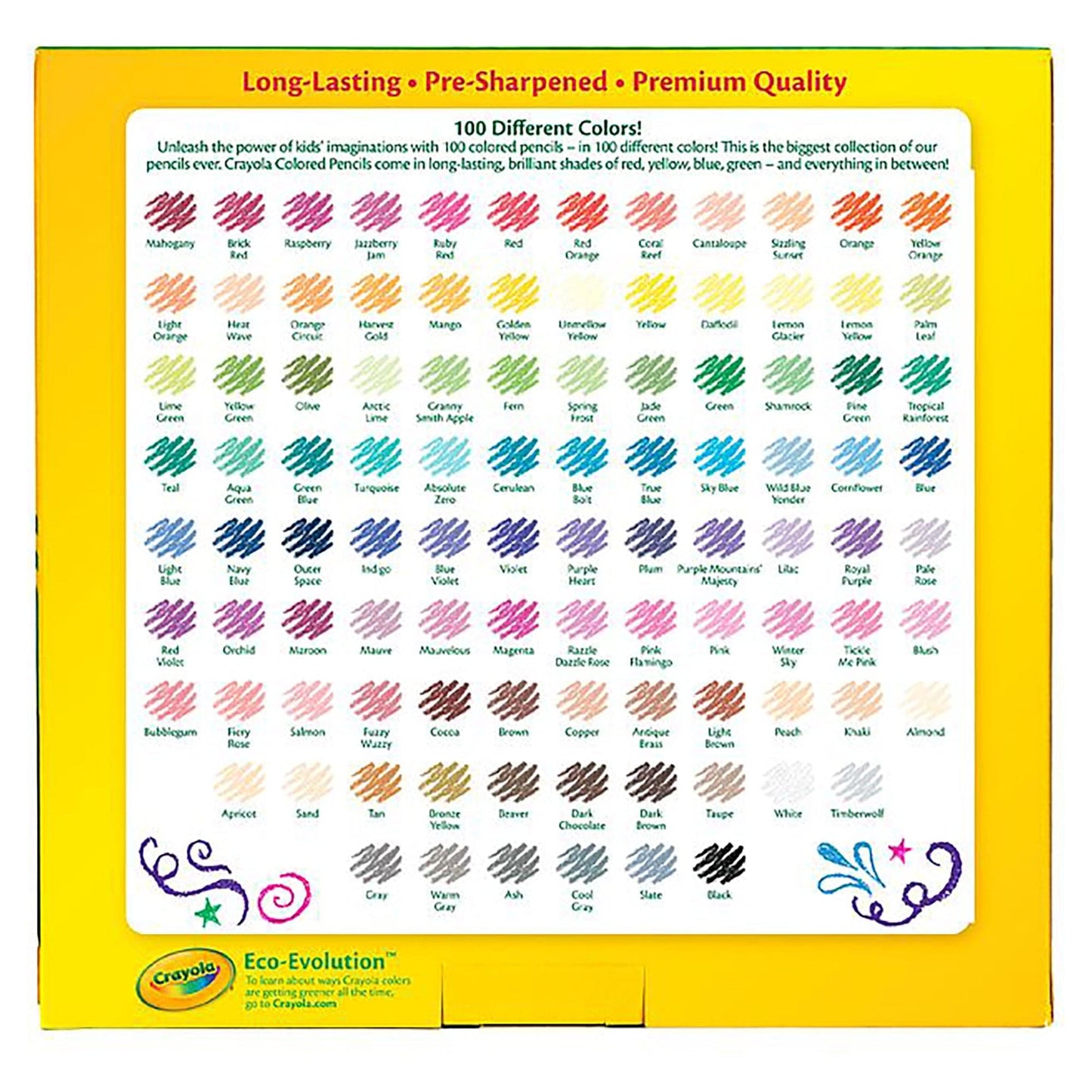 Crayola The Big coloursed Pencils (Pack of 100)