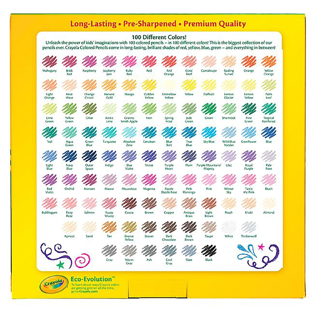 Crayola The Big coloursed Pencils (Pack of 100)