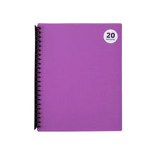 Medium Orchid Dats Display Book PP Cover A4 20Pkt Purple Display Books