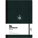 Dark Slate Gray Flexbook X-Large (17x24cm) Global Notebook Blank 85gsm 192 pages - Black/Black Pads