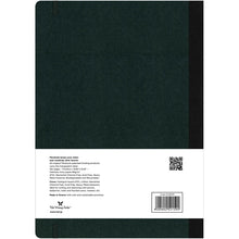Dark Slate Gray Flexbook X-Large (17x24cm) Global Notebook Blank 85gsm 192 pages - Black/Black Pads