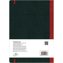 Dark Slate Gray Flexbook X-Large (17x24cm) Global Notebook Blank 85gsm 192 pages - Black/Red Pads
