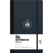 Dark Slate Gray Flexbook  Large (13x21cm) Global Notebook Blank 85gsm 192 pages - Black/Black Pads