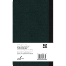 Dark Slate Gray Flexbook  Large (13x21cm) Global Notebook Blank 85gsm 192 pages - Black/Black Pads